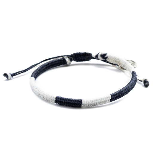 Pulsera Edición Limitada- Comunicaciones FC Doble Enrollado - crema /azul