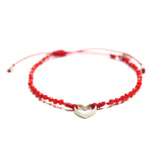 Corazón - Pulsera - Rojo