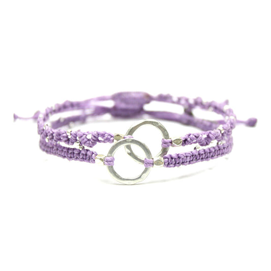 Together - Set de 2 Pulseras - Morado