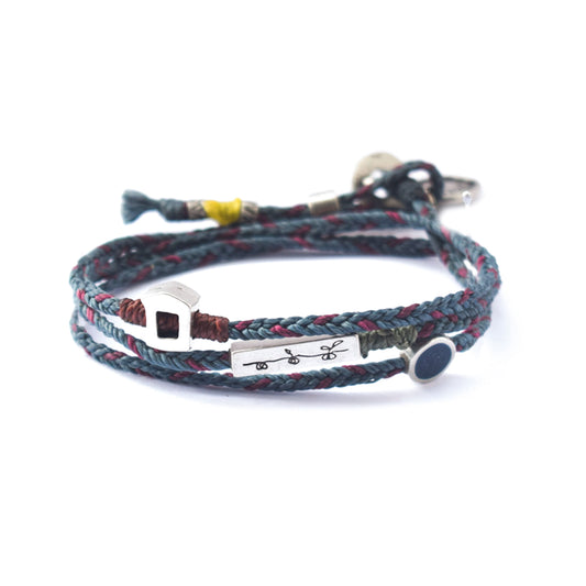 Pulsera Nuevo Sueño Wakami -Wrap bracelet - Azul